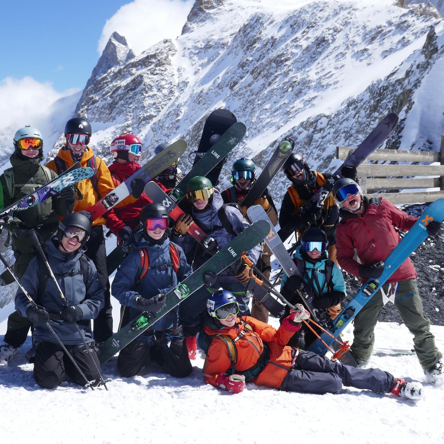 Freeride Camp für Jugendliche in den osterferien in Frankreich/ La Grave