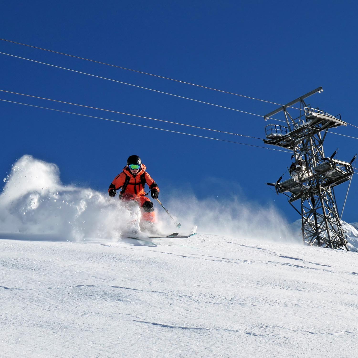 mountain-action Coach Pia fühlt sich am wohlsten im Powder