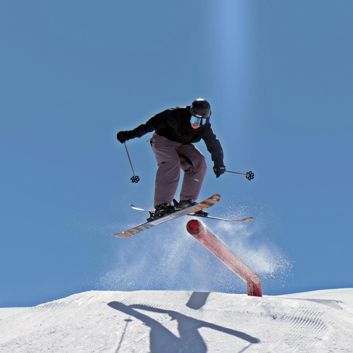 Snowparktraining in Livigno.